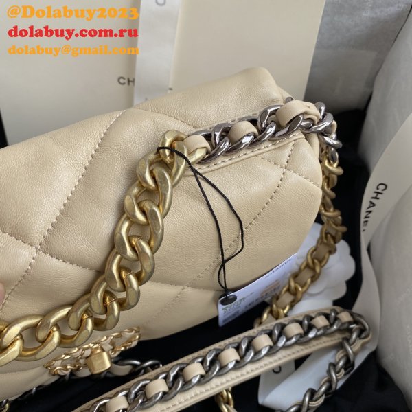Top CC 19Bag AS1160 Lambskin Handbag