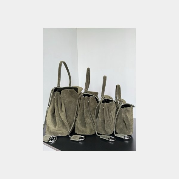 Balenciaga Women Rodeo Handbag in Khaki