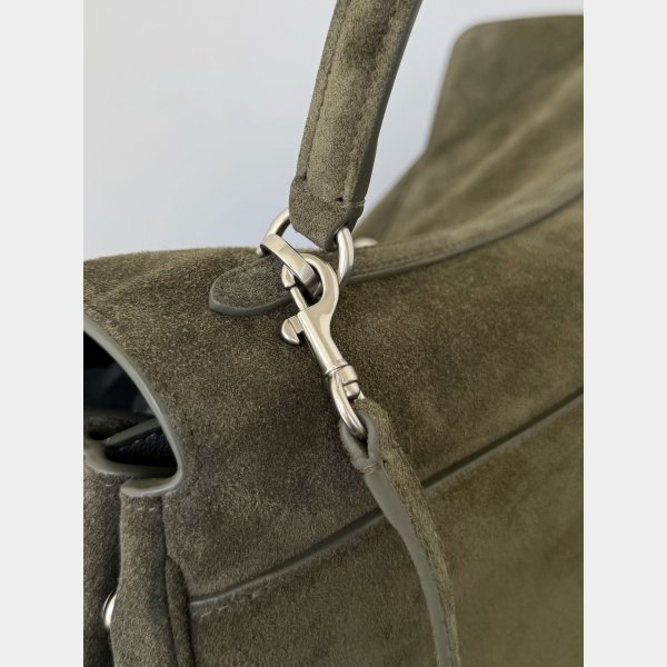 Balenciaga Women Rodeo Handbag in Khaki