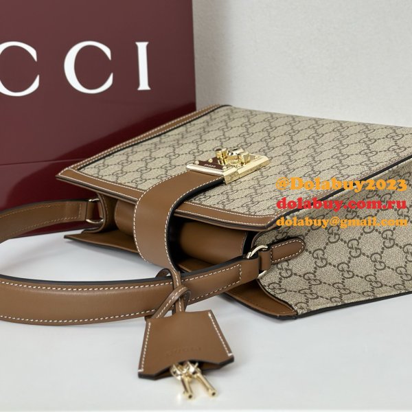 Gucci Bolsa Grande Con Asa 838991 Superior Padlock Bag