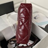 CC 7 Star 19 Large Flap AS1161 Black/Red Replicas 30CM Bag