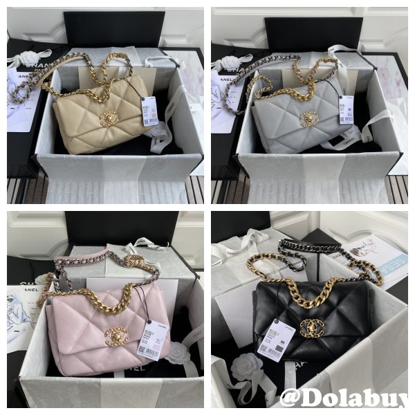 Top CC 19Bag AS1160 Lambskin Handbag