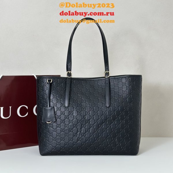 Gucci GG Emblem Large Tote Shoulder 847455 Bag