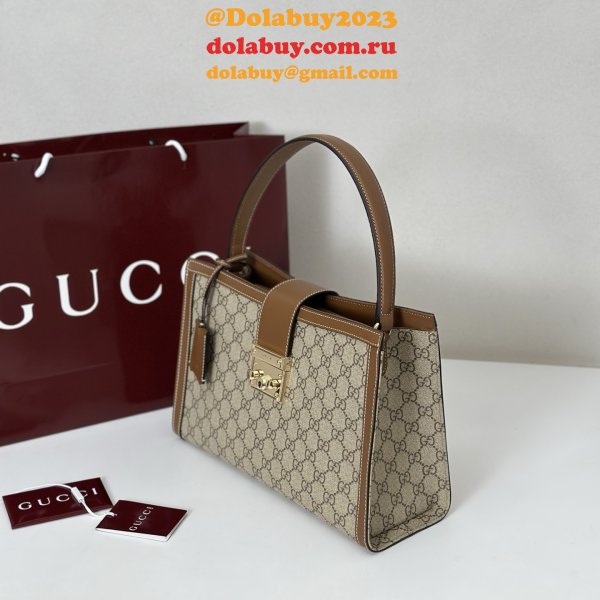 Gucci Bolsa Grande Con Asa 838991 Superior Padlock Bag