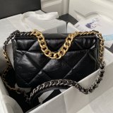 CC 7 Star 19 Large Flap AS1161 Black/Red Replicas 30CM Bag